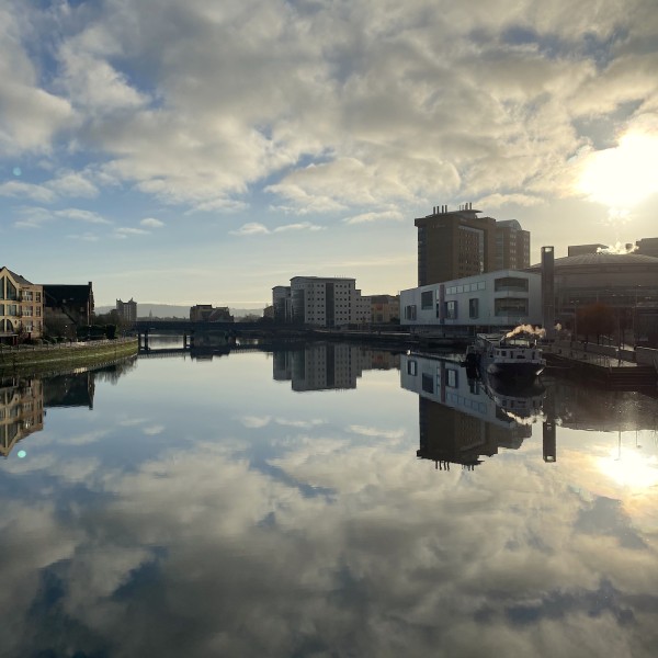 vue sur l'eau à Belfast